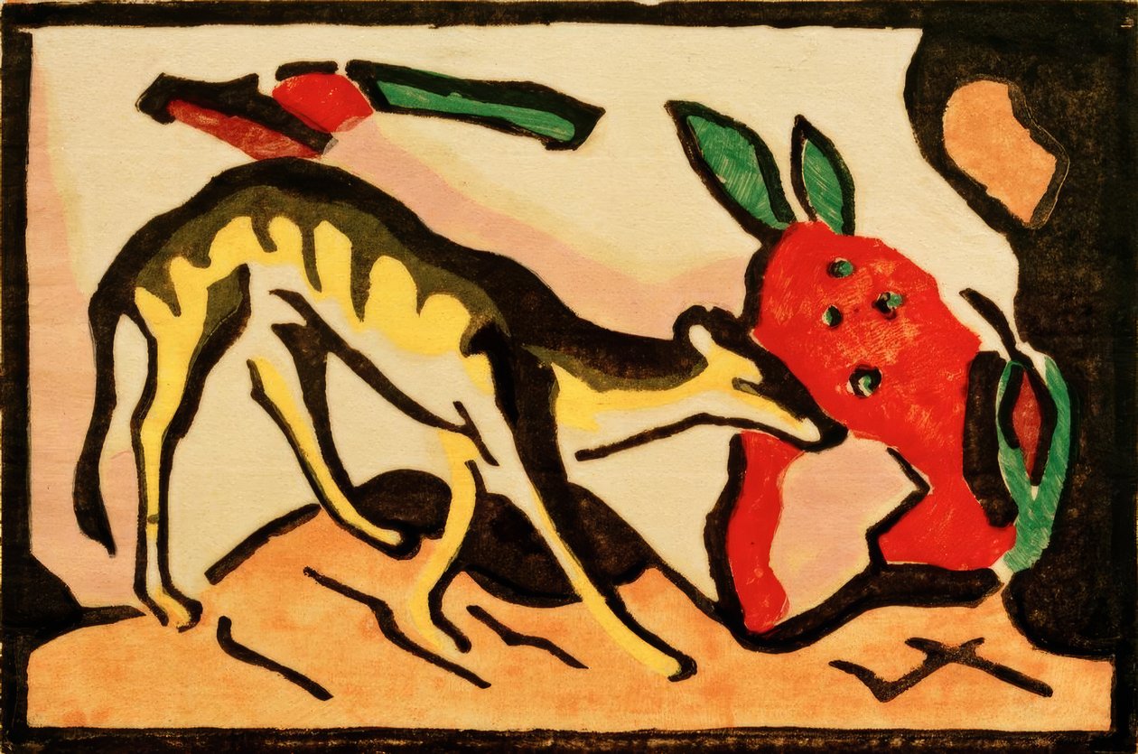 bajarz autorstwa Franz Marc
