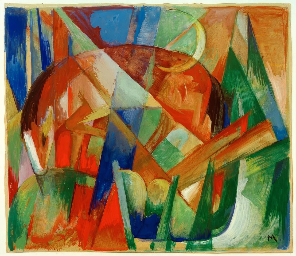 Fabletier II (Pferd) autorstwa Franz Marc