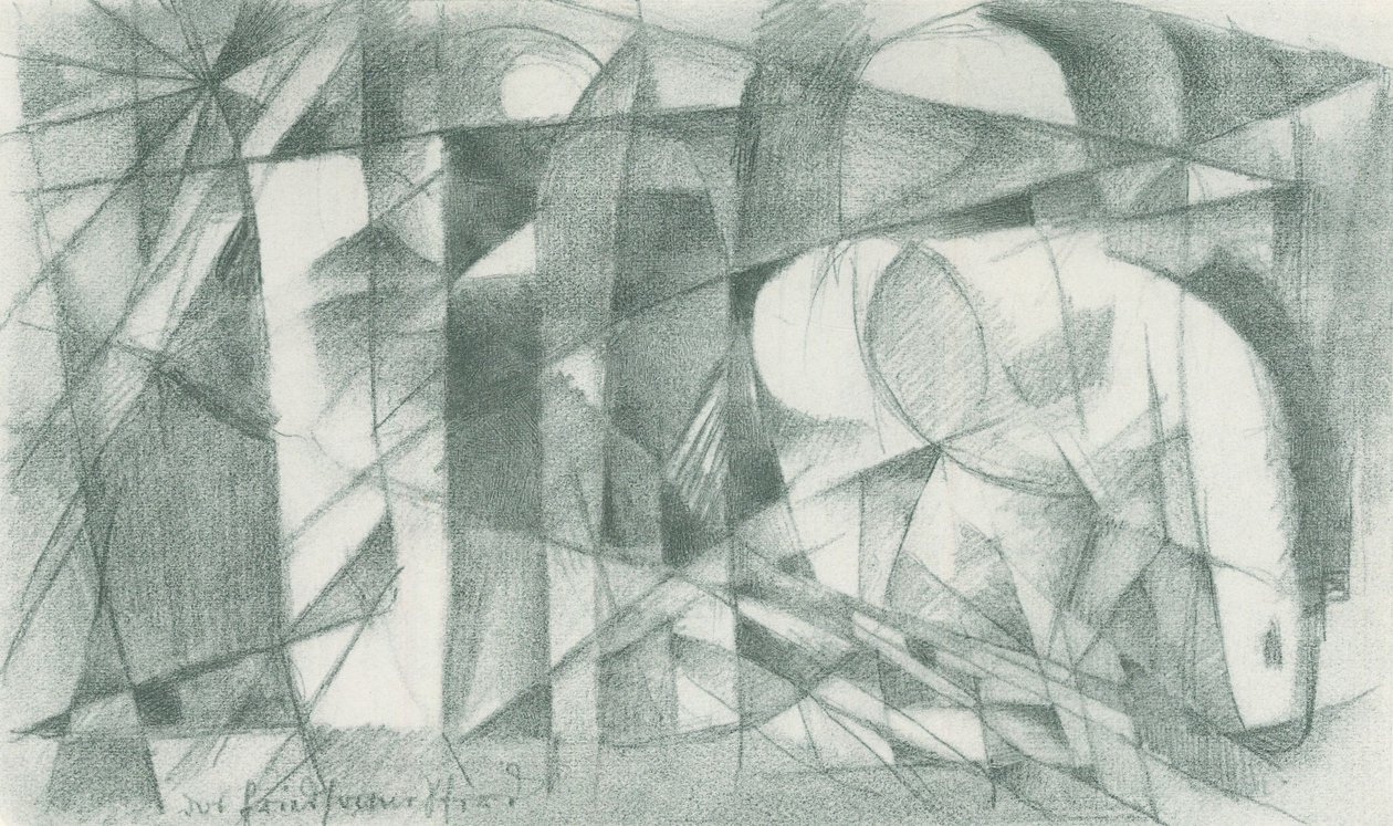 Franz Marc - Szkicownik z pola - plansza 14 autorstwa Franz Marc