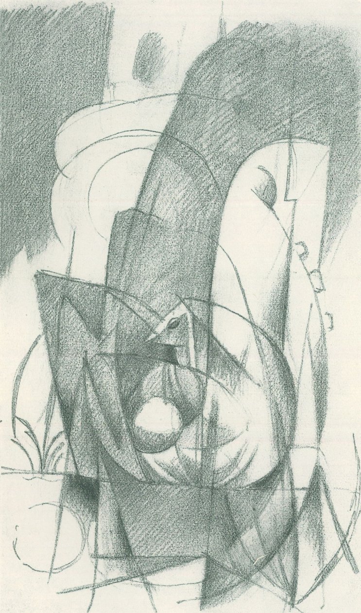 Franz Marc - Szkicownik z pola - plansza 15 autorstwa Franz Marc