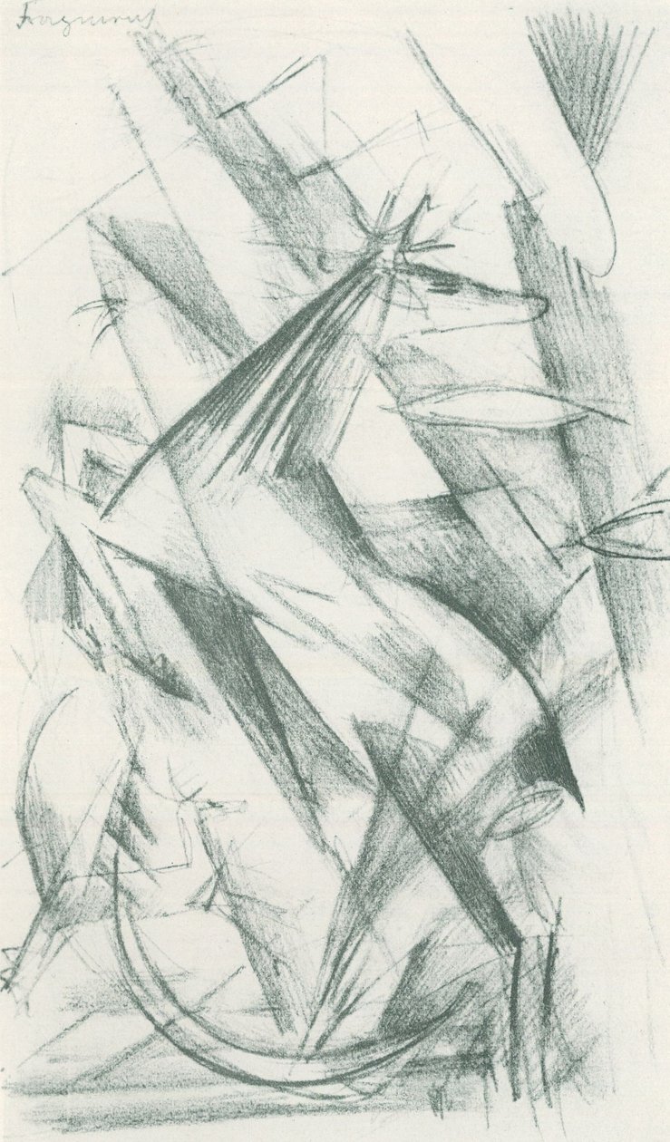 Franz Marc - Szkicownik z pola - plansza 22 autorstwa Franz Marc