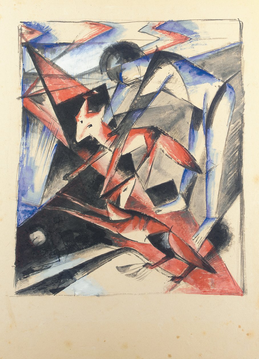 Noe i lis, 1913 autorstwa Franz Marc