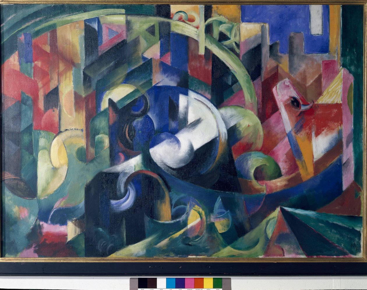 Malowanie wołami autorstwa Franz Marc
