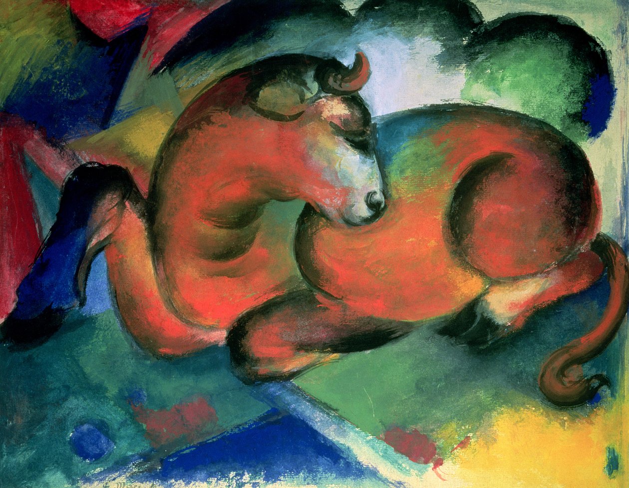 Red Bull autorstwa Franz Marc