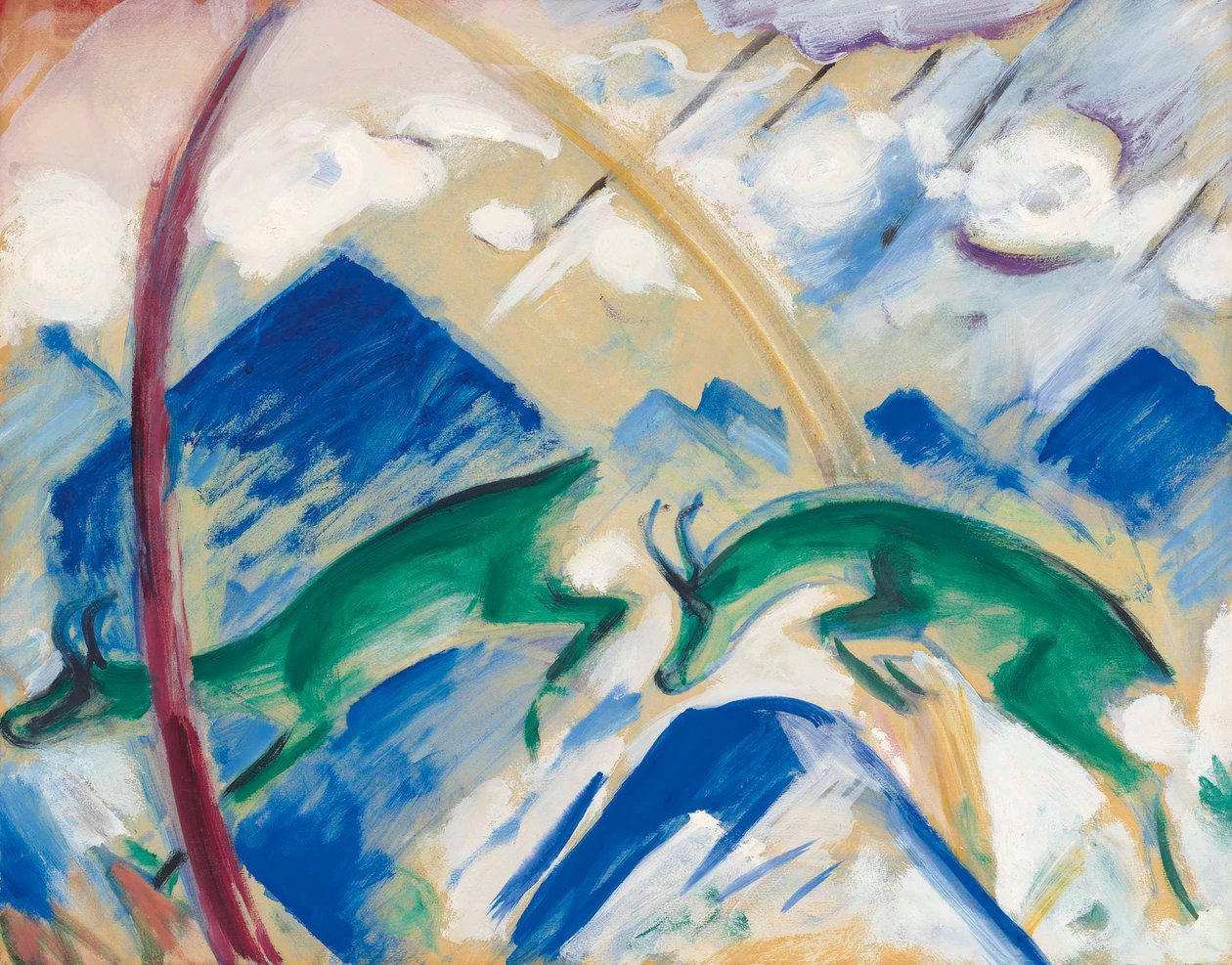 Kozica, 1911. autorstwa Franz Marc