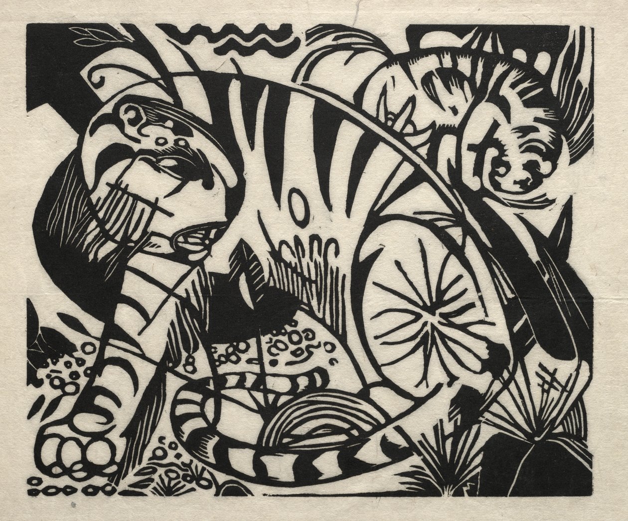Tygrys autorstwa Franz Marc