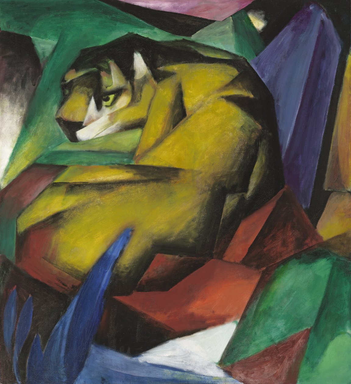 Tygrys autorstwa Franz Marc