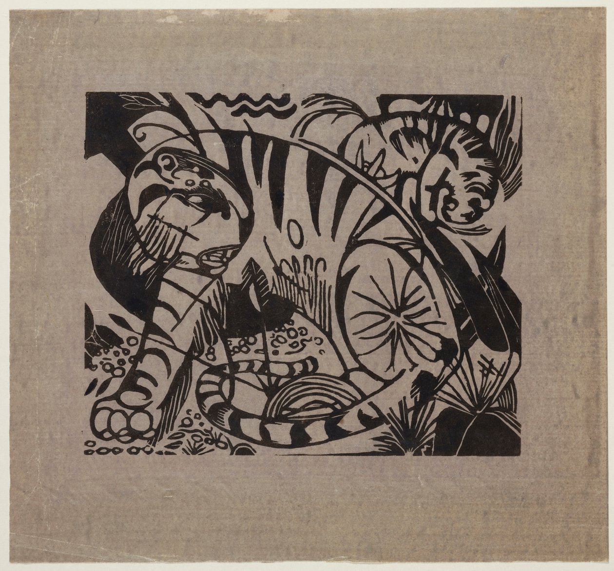 Tygrysy autorstwa Franz Marc