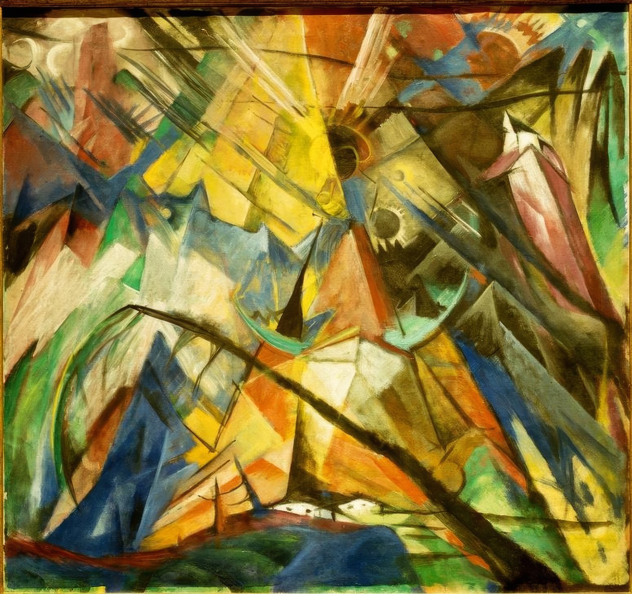 Tyrol autorstwa Franz Marc