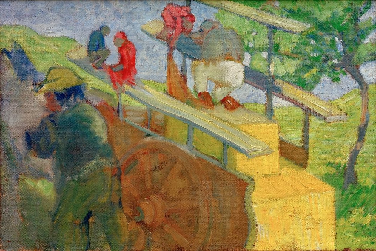Małpa na wózku autorstwa Franz Marc