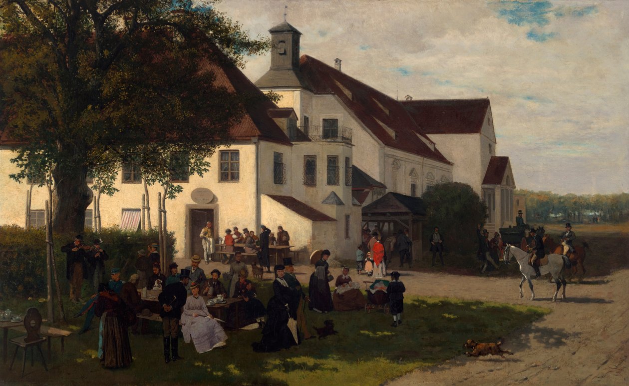 Karczma zamkowa w Alt-Schleißheim autorstwa Franz Quaglio