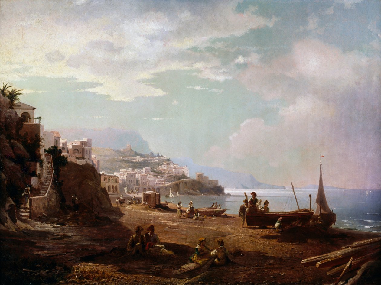 Amalfi autorstwa Franz Richard Unterberger