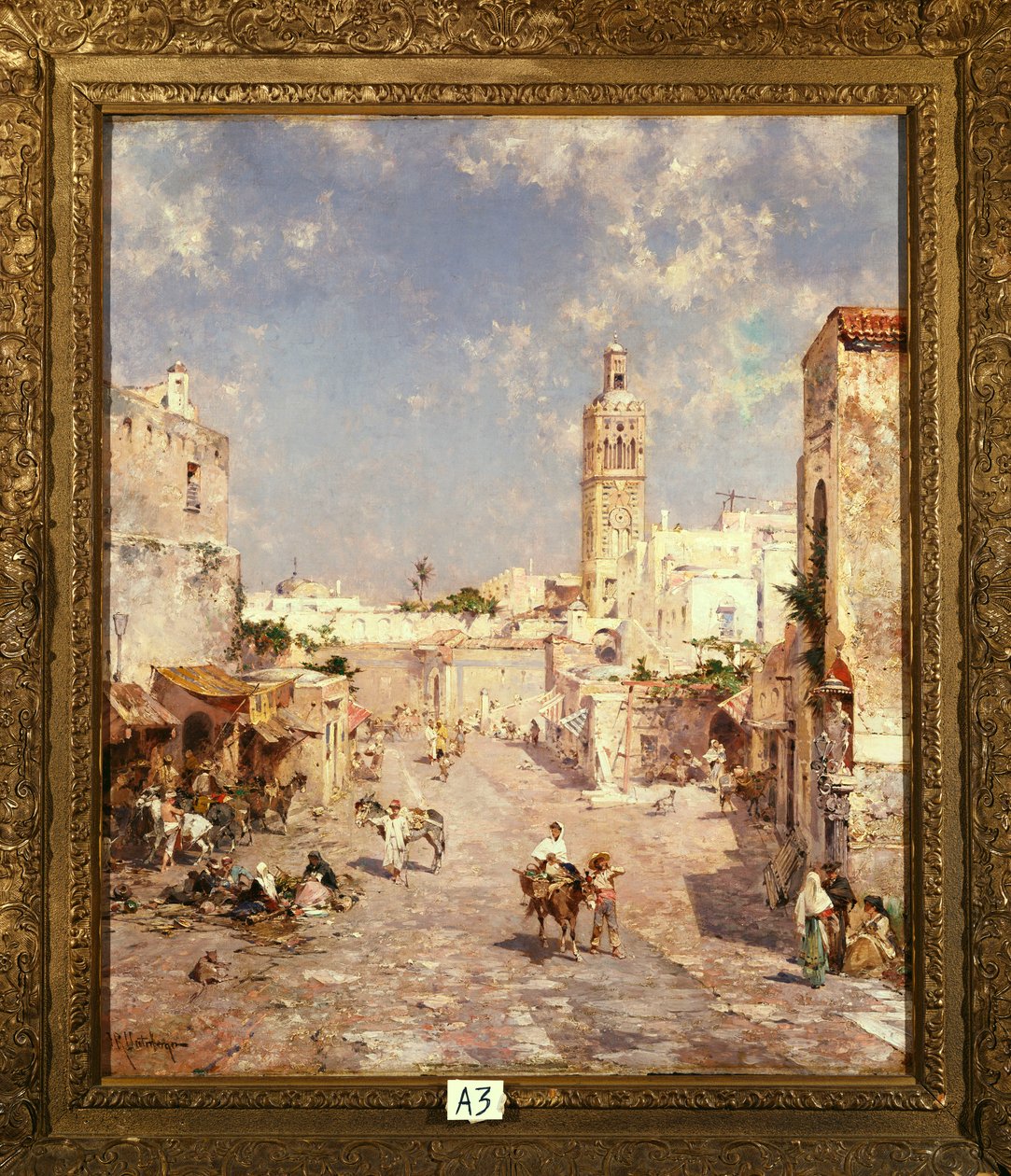 Postacie w mauretańskim mieście autorstwa Franz Richard Unterberger