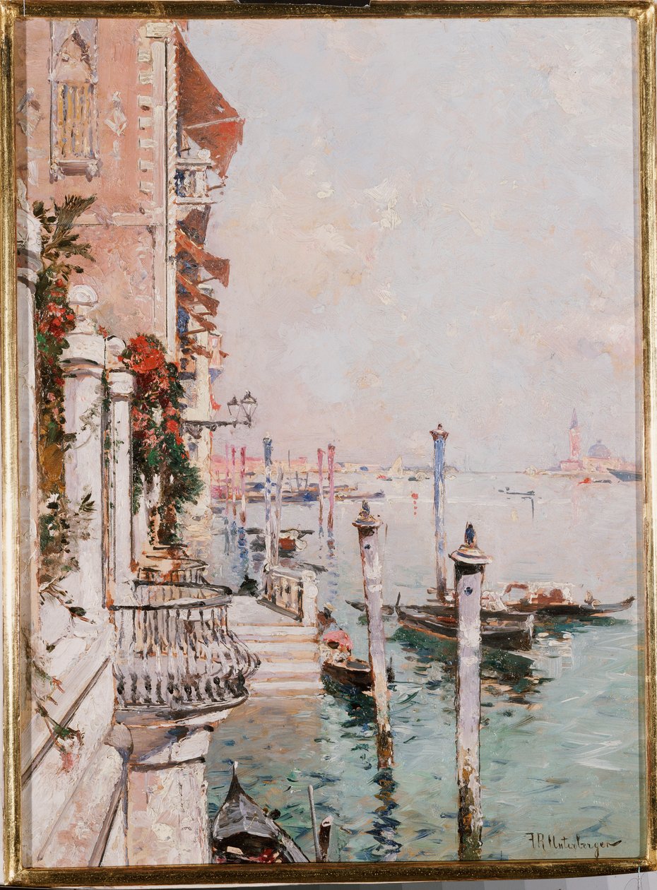 Canal Grande, Wenecja autorstwa Franz Richard Unterberger