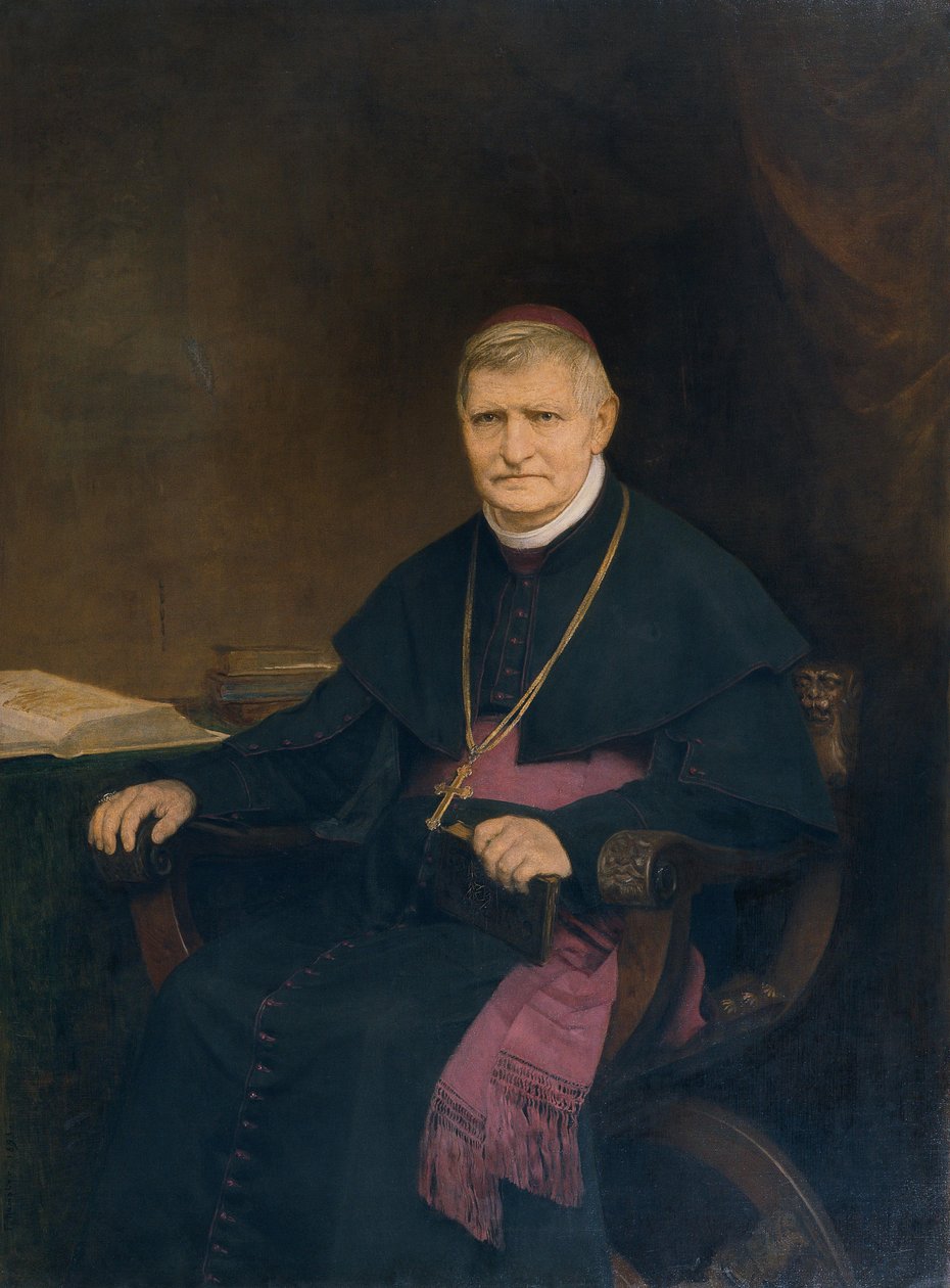 Kardynał Johann Rudolf Kutschker autorstwa Franz Rumpler