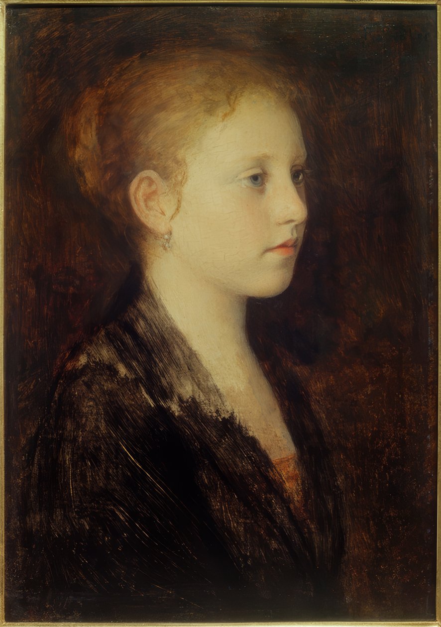 Głowa dziewczyny autorstwa Franz Rumpler