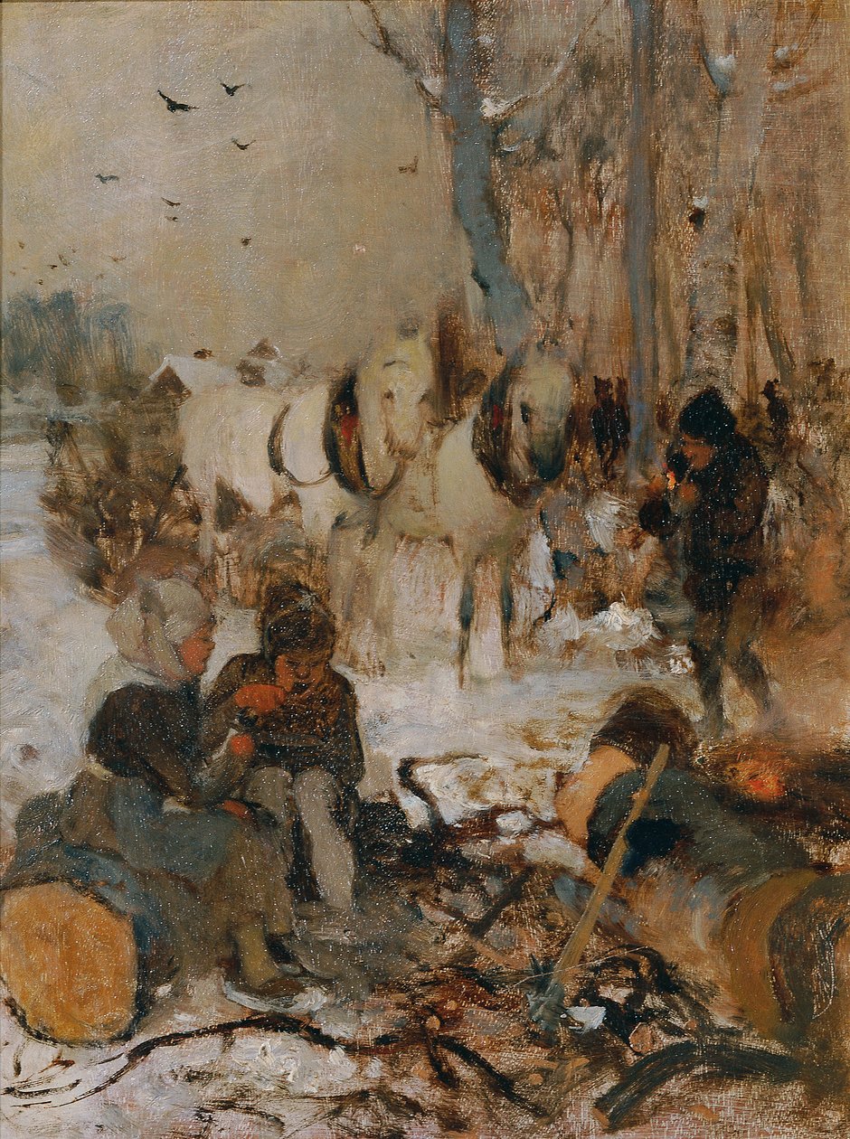 Zima autorstwa Franz Rumpler