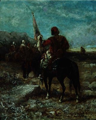 Arabski jeździec autorstwa Franz Schreyer
