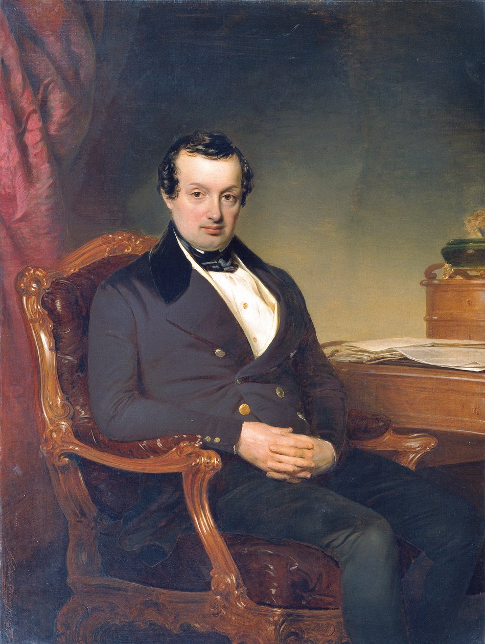 Producent tekstyliów Hermann Todesco (1791–1844) autorstwa Franz Schrotzberg