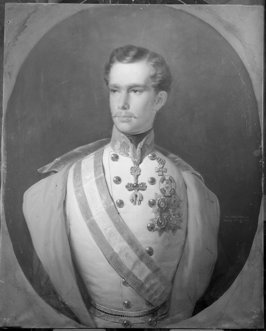 Cesarz Austrii Franciszek Józef I autorstwa Franz Schrotzberg