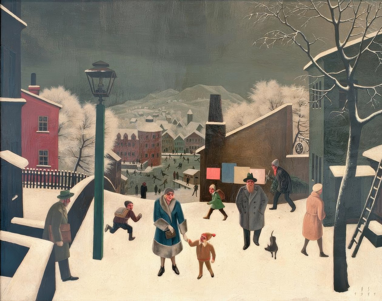 Zima w mieście I autorstwa Franz Sedlacek