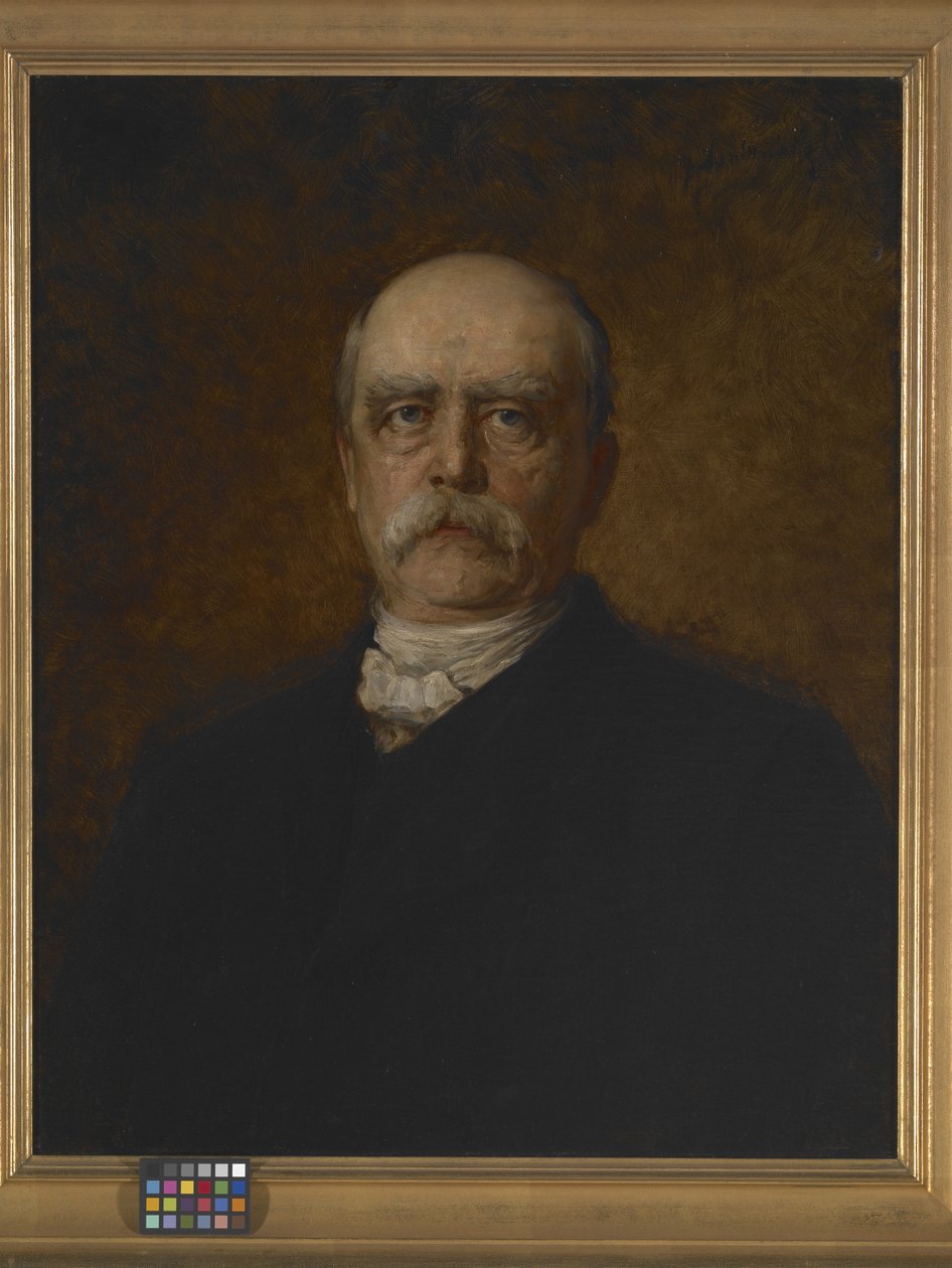 Portret Otto Eduarda Leopolda von Bismarcka (olej na płótnie) autorstwa Franz Seraph von Lenbach