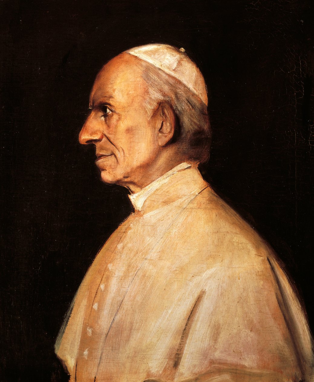Portret papieża Leona XIII (Carpineto Romano autorstwa Franz Seraph von Lenbach