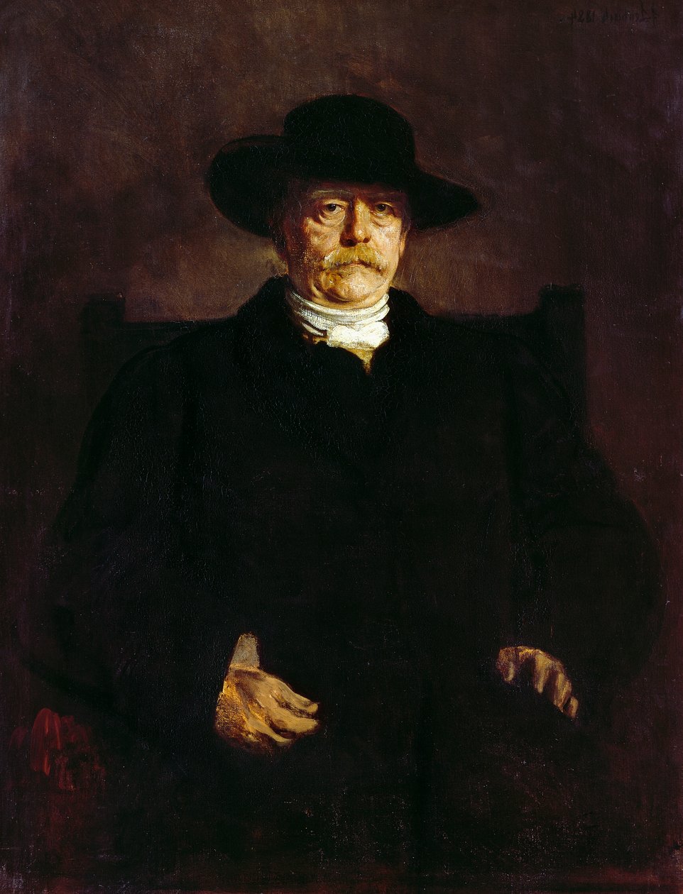 Portret księcia Otto von Bismarcka (Schonhausen) autorstwa Franz Seraph von Lenbach