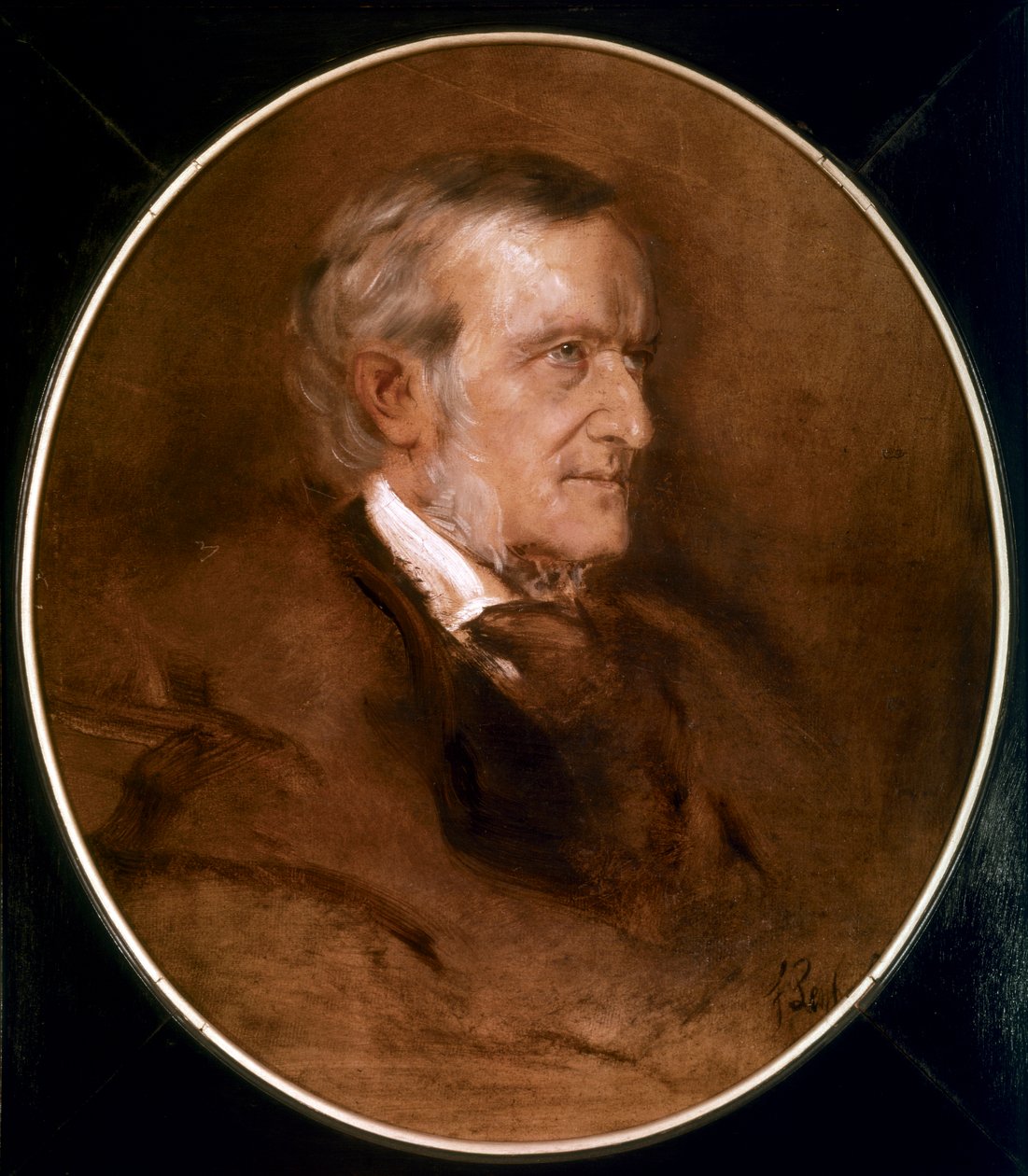 Portret Wilhelma Richarda Wagnera (obraz olejny) autorstwa Franz Seraph von Lenbach