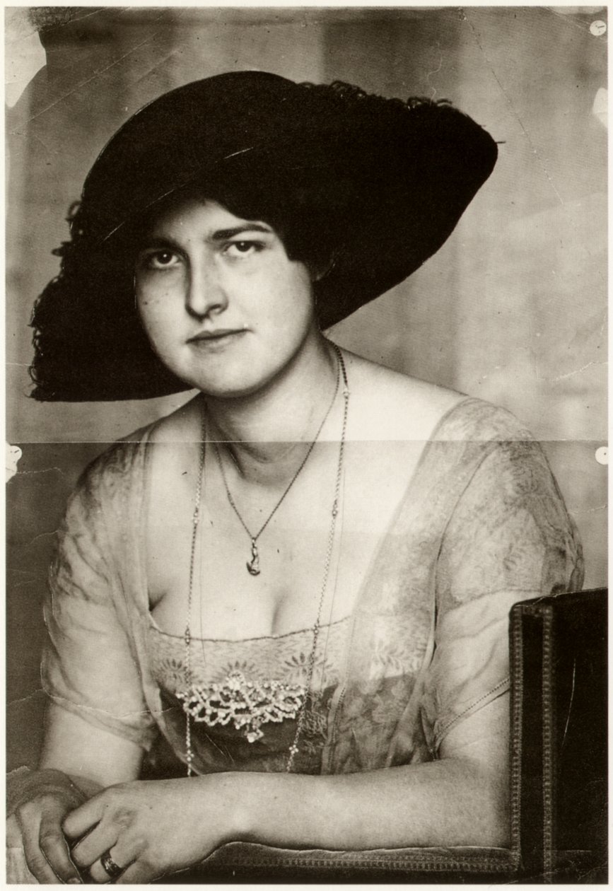 Maryja w ciemnym kapeluszu, 1915. autorstwa Franz Stuck Ritter von