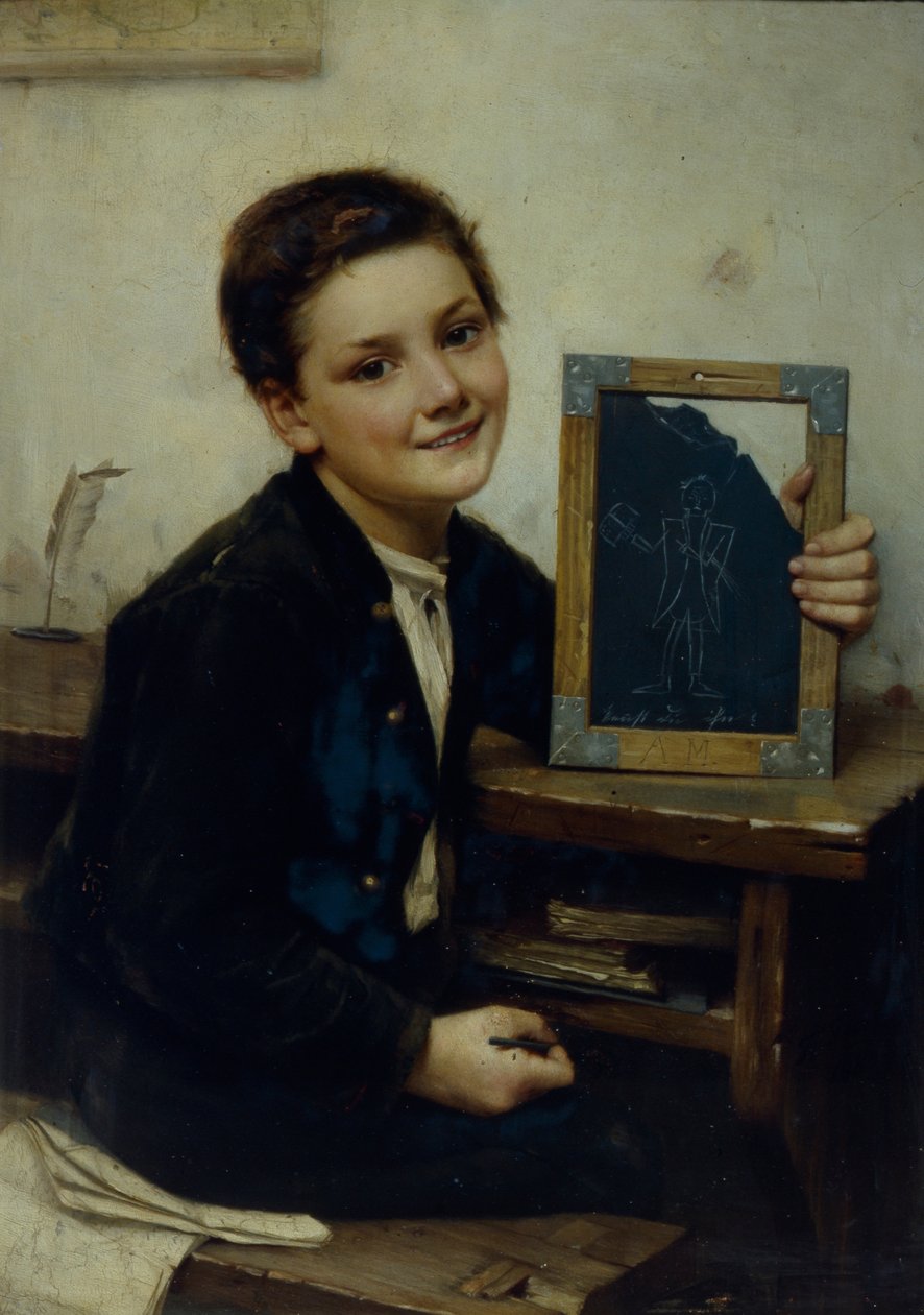 Uczeń, 1880 autorstwa Franz Thone