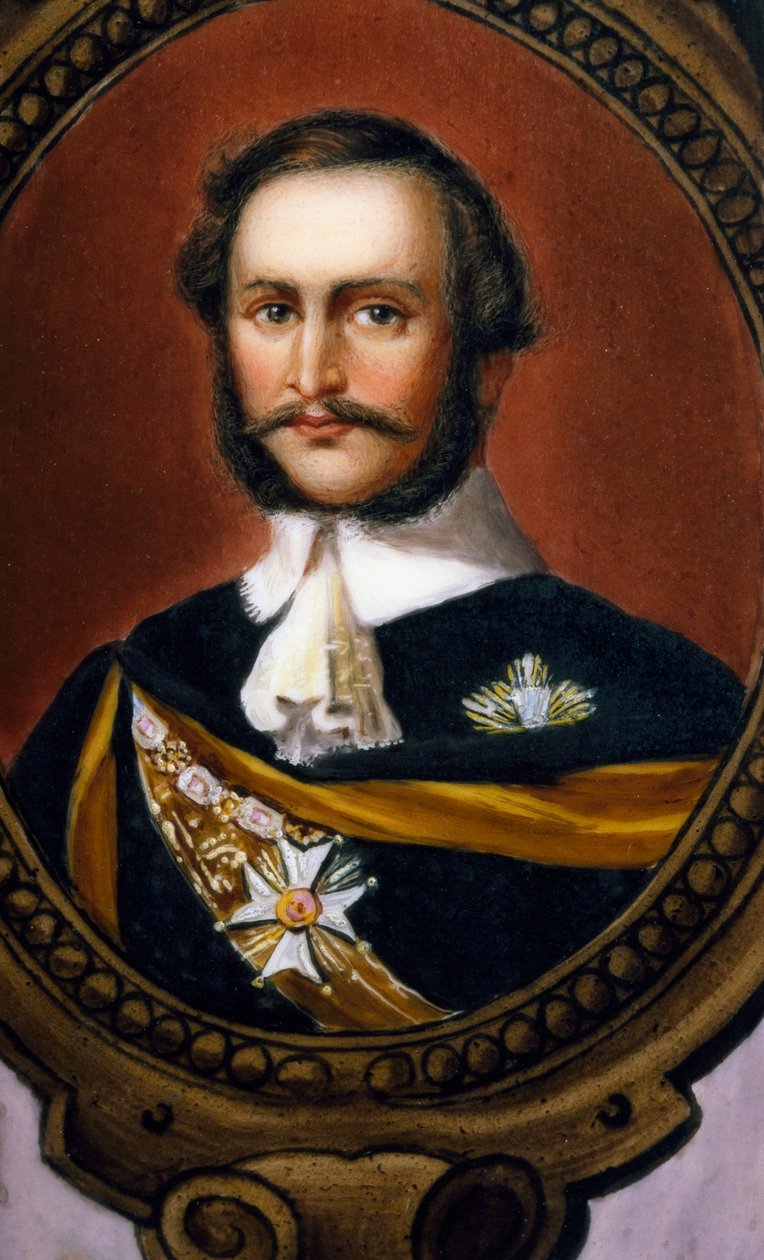 Portret Maksymiliana II Bawarskiego autorstwa Franz Xaver Thallmaier