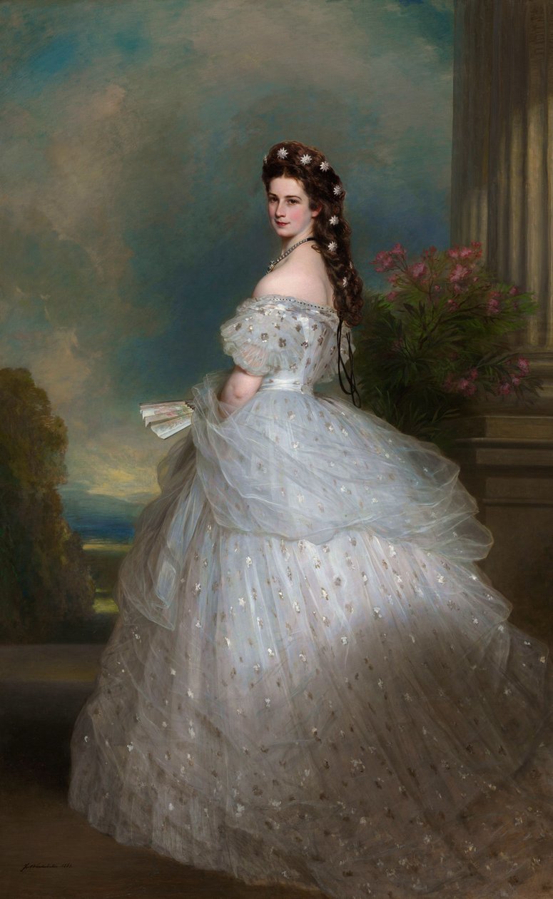 Elżbieta (1837-98), cesarzowa Austrii autorstwa Franz Xaver Winterhalter