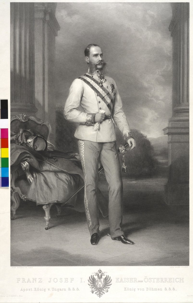 Cesarz Austrii Franciszek Józef I autorstwa Franz Xaver Winterhalter