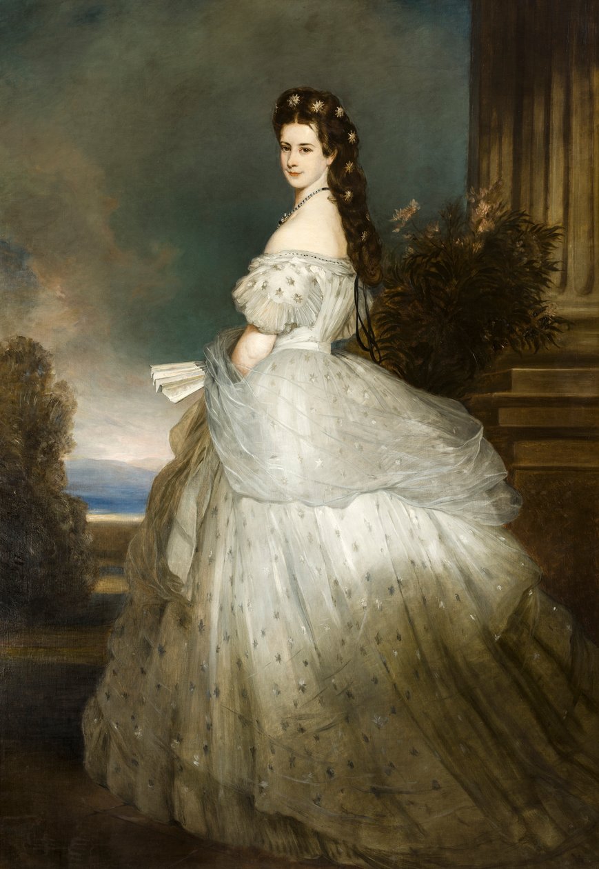 Cesarzowa Elżbieta autorstwa Franz Xaver Winterhalter