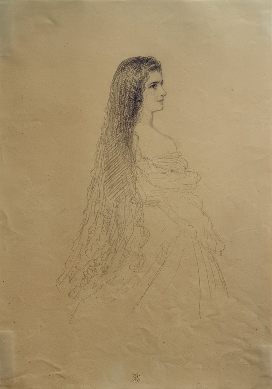 Cesarzowa Elżbieta Austrii autorstwa Franz Xaver Winterhalter