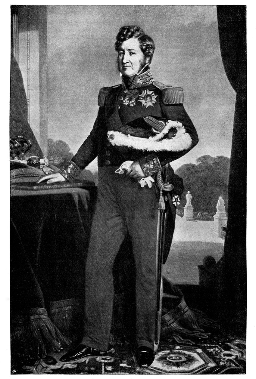 Król Francji Ludwik Filip I 1773-1850, 1900. autorstwa Franz Xaver Winterhalter