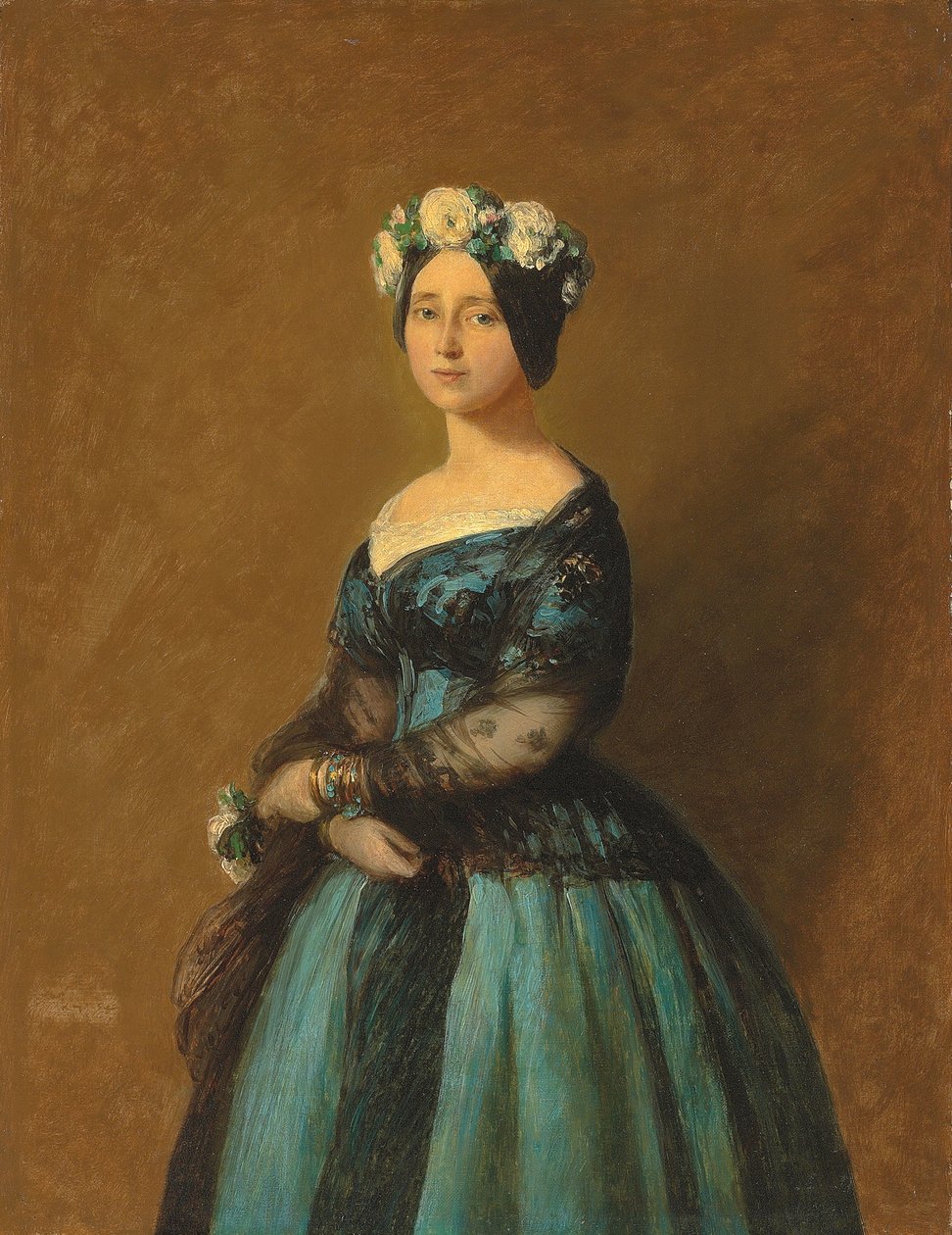 Portret Augusty, księżnej pruskiej, 1846 autorstwa Franz Xaver Winterhalter