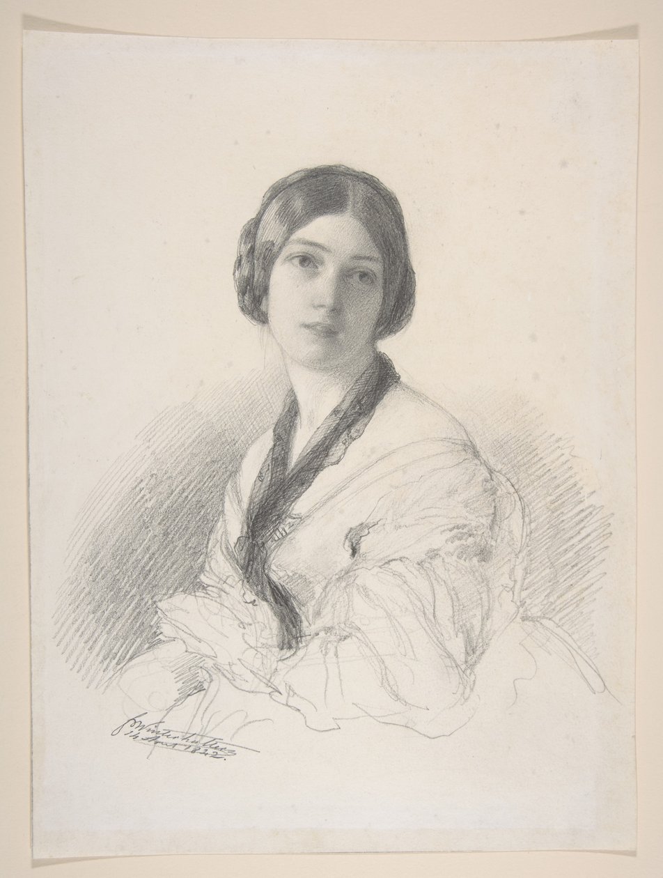 Portret baronowej Gudin, z domu Margareth Louis Hay autorstwa Franz Xaver Winterhalter