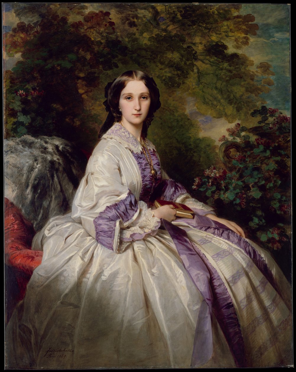 Portret hrabiny Marii Iwanowny Lamsdorf, z domu Beck, 1859 autorstwa Franz Xaver Winterhalter