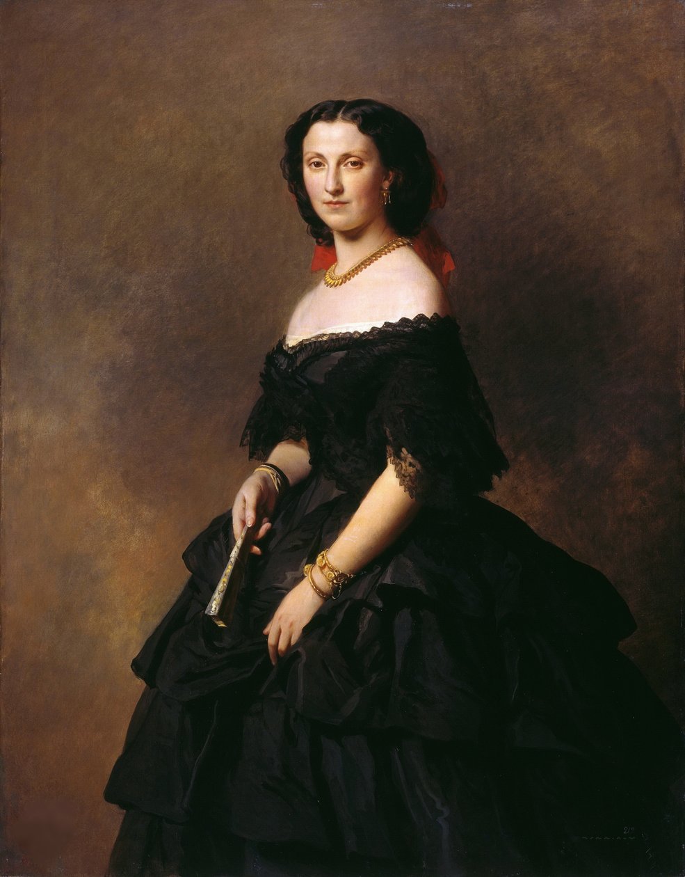 Portret księżnej Elizawety Aleksandrownej Bariatinskiej, z domu księżna Czernyszewa 1826-1902. autorstwa Franz Xaver Winterhalter