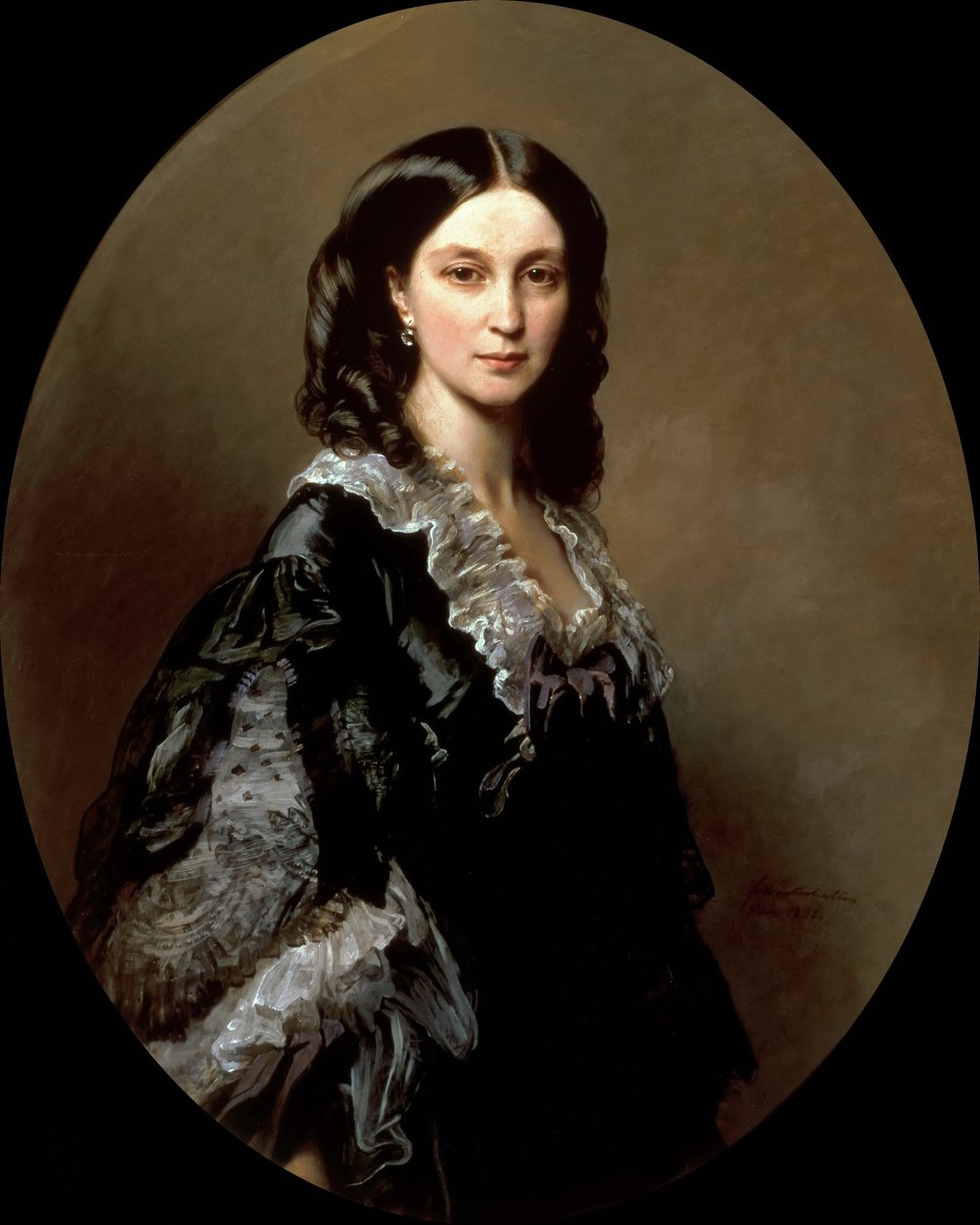 Portret księżnej Elizawety Aleksandrownej Bariatinskiej, z domu księżna Czernyszewa 1826-1902, 1858 autorstwa Franz Xaver Winterhalter