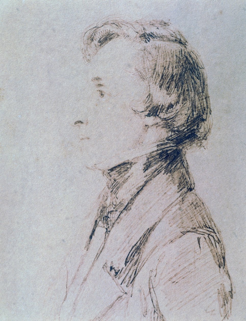 Portrait of Frederic Chopin (Zelazowa Wola autorstwa Franz Xaver Winterhalter