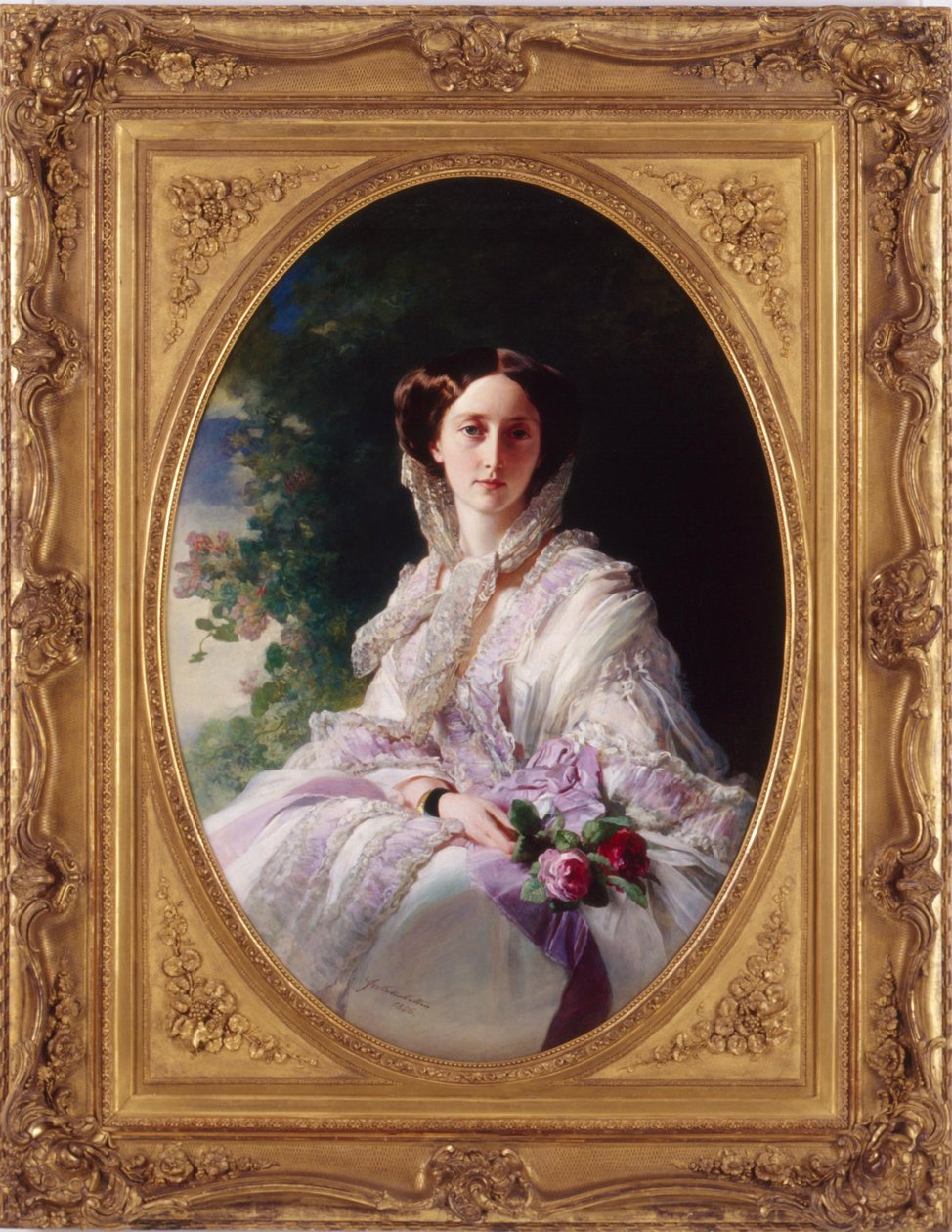Portret wielkiej księżnej Olgi Nikołajewny Rosji 1822-1892, królowej Wirtembergii, 1856 autorstwa Franz Xaver Winterhalter