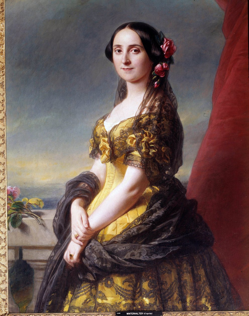 Portret Madame Manuel, hrabiny Gramedo Obraz autorstwa Franza Xavera Winterhaltera (1806-1873) autorstwa Franz Xaver Winterhalter