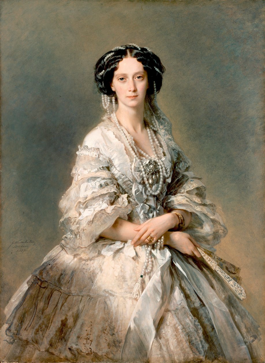 Portret Marii Aleksandrownej, 1857 autorstwa Franz Xaver Winterhalter
