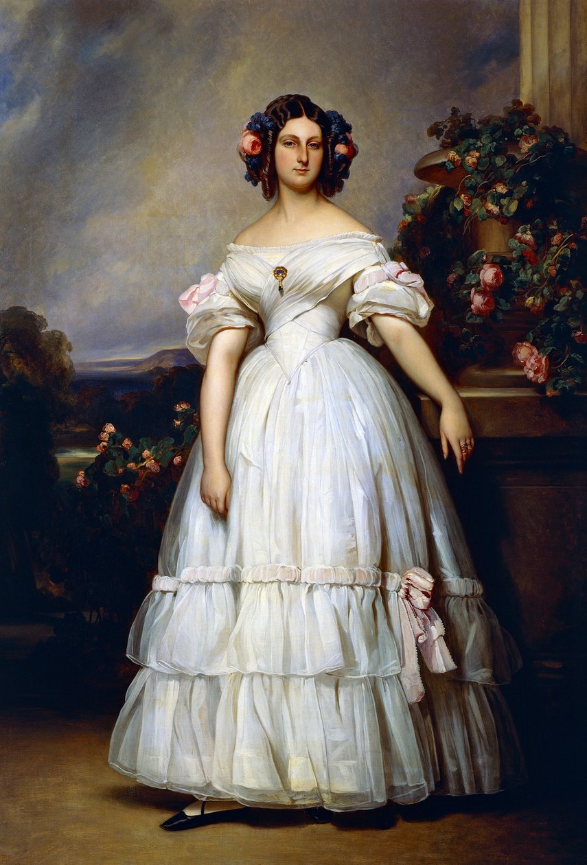 Portret księżniczki Clementine z Orleanu (Neuilly-sur-Seine autorstwa Franz Xaver Winterhalter