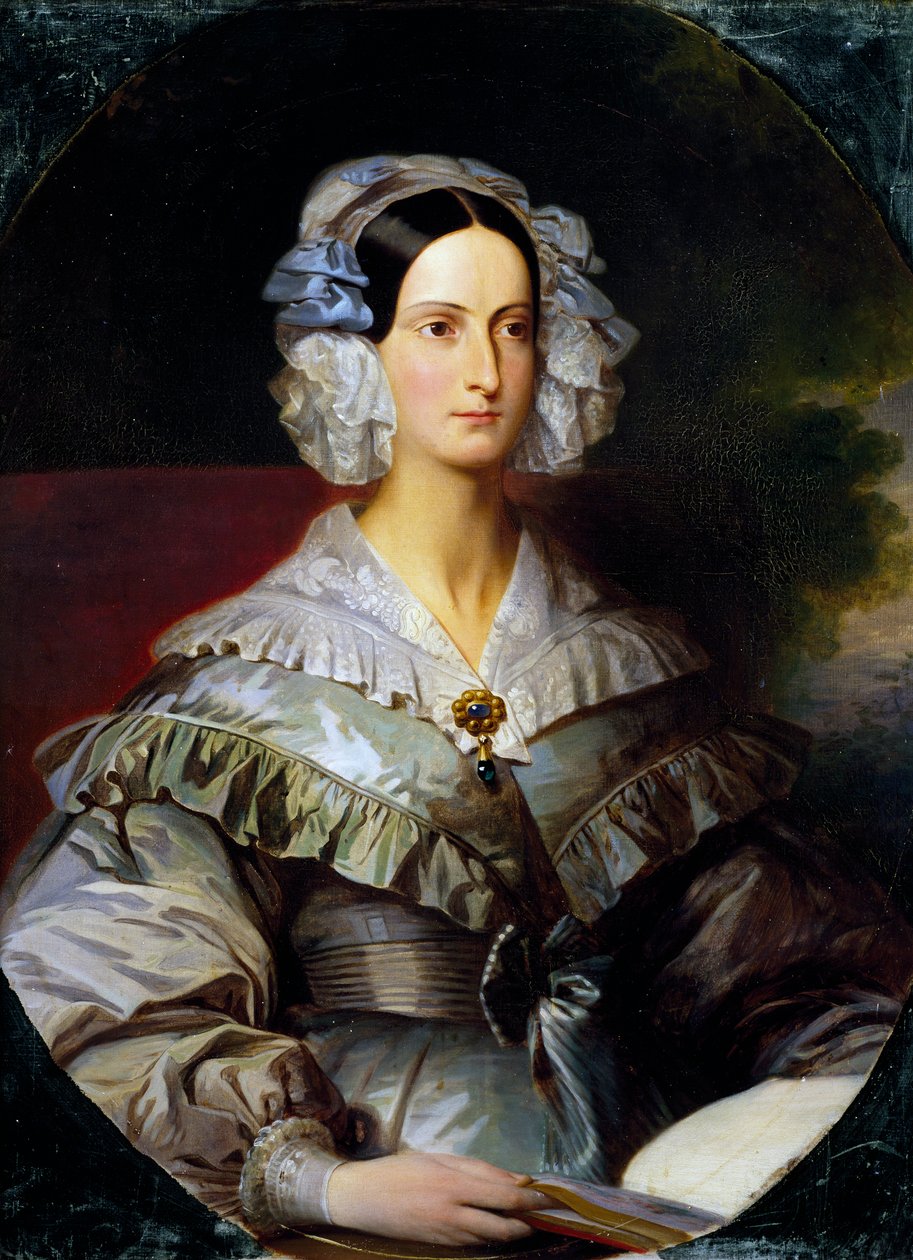 Portret księżnej Marii Orleańskiej — Franz Xavier Winterhalter autorstwa Franz Xaver Winterhalter