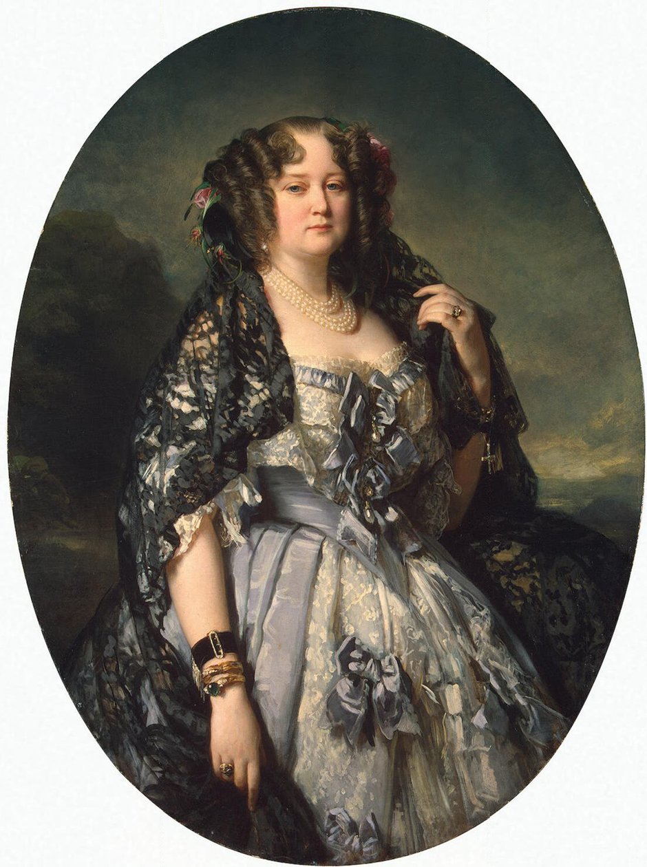 Portret księżniczki Zofii Radziwiłł, 1864 autorstwa Franz Xaver Winterhalter