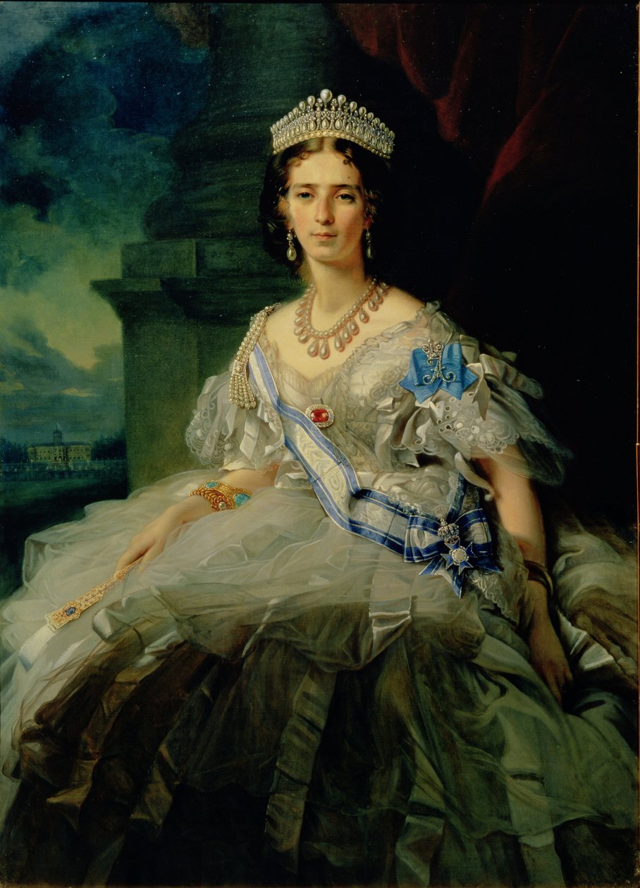 Portret księżniczki Tatiany Aleksanrowny Jusupowej autorstwa Franz Xaver Winterhalter